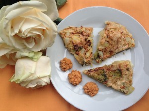 frittata z brokułem