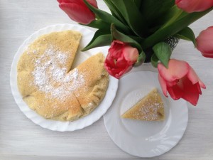 biszkopt z mąki z ciecierzycy